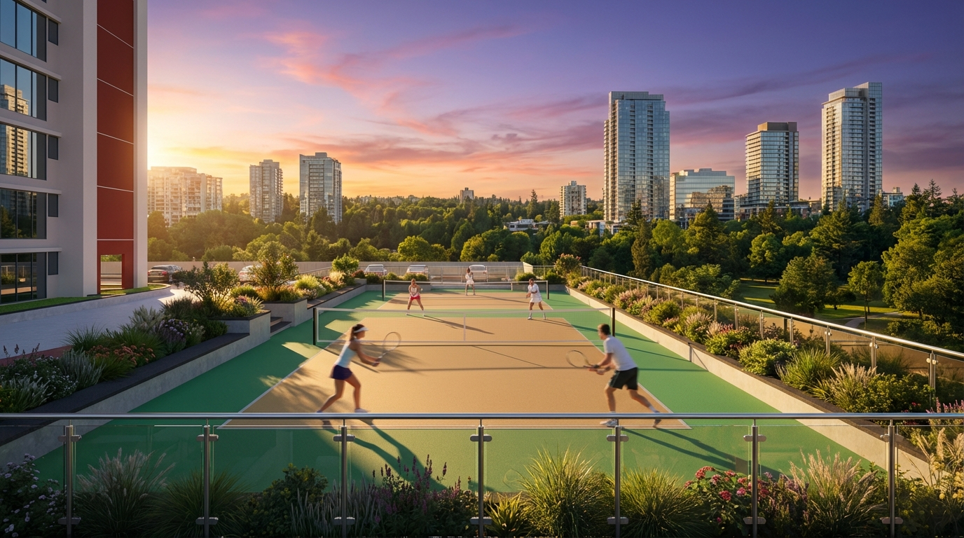Pickleball court